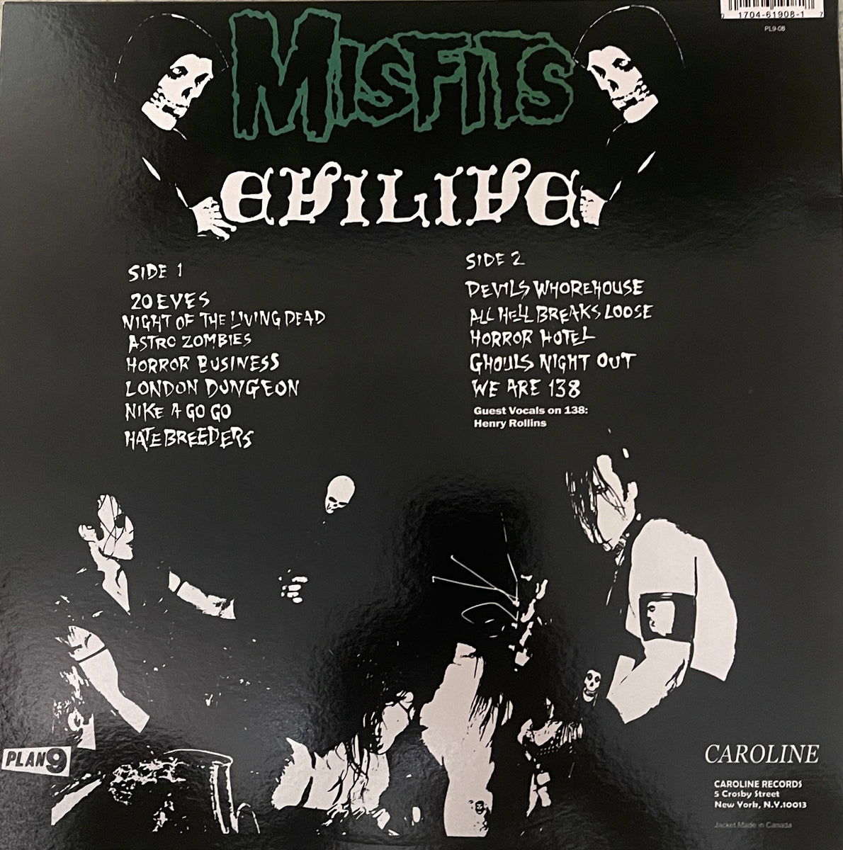 Misfits – Evilive LP NEW – GarageRock Records