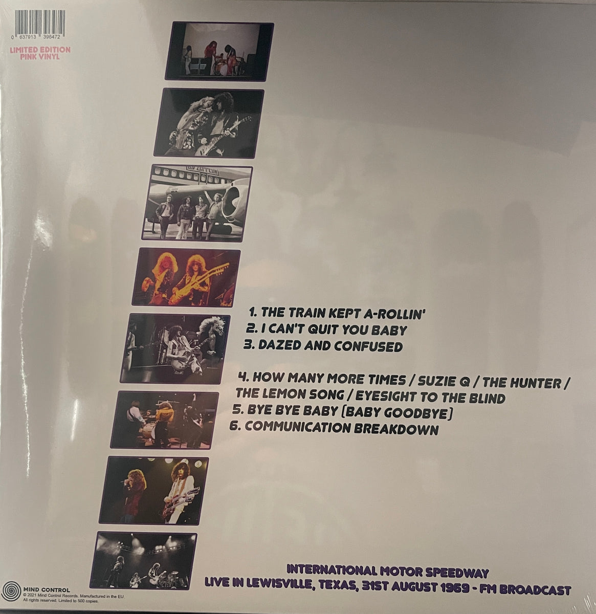 Led Zeppelin-International Motor Speedway 1969 LP NEW/Sealed 2021