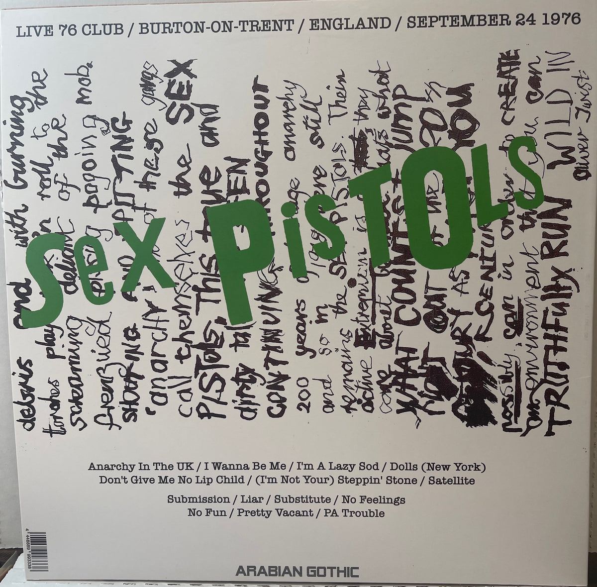 Sex Pistols – Rotten Razored LP Record WHITE VINYL – GarageRock Records