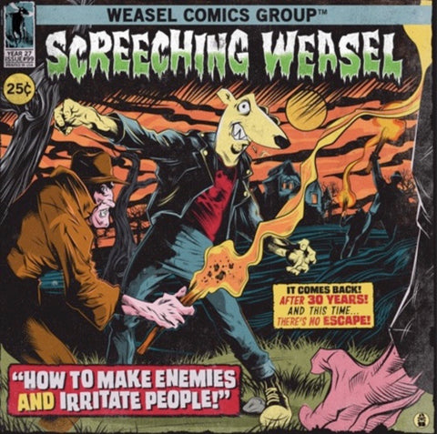 Screeching Weasel – How to make enemies and irritate people RED VINYL LP New/Sealed IMPORT 1/500