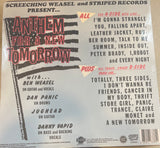 SCREECHING WEASEL - Anthem For A New Tomorrow LP VINYL 30th Anniversary w/ POSTER and CD BLUE VINYL