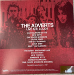 The Adverts – Live And Loud!! LP w/ Obi Strip and Poster RED VINYL (1/500)