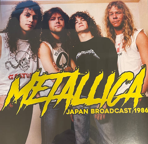 Metallica- Japan Broadcast 1986 2xLP NEW/Sealed IMPORT