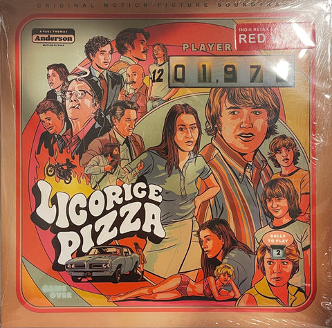 Various Artist - Licorice Pizza (Original Motion Picture Soundtrack) DBL 2XLP RED VINYL