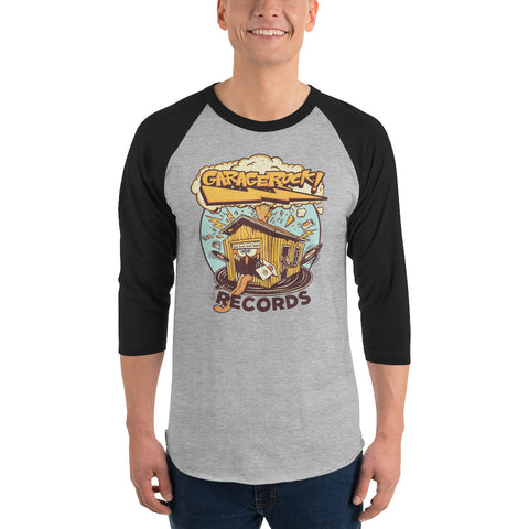 GarageRock! / Burrito Breath - 3/4 sleeve raglan shirt