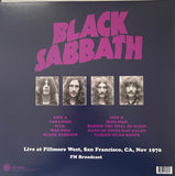 BLACK SABBATH "Live at Fillmore West, San Francisco 1970" LP vinyl