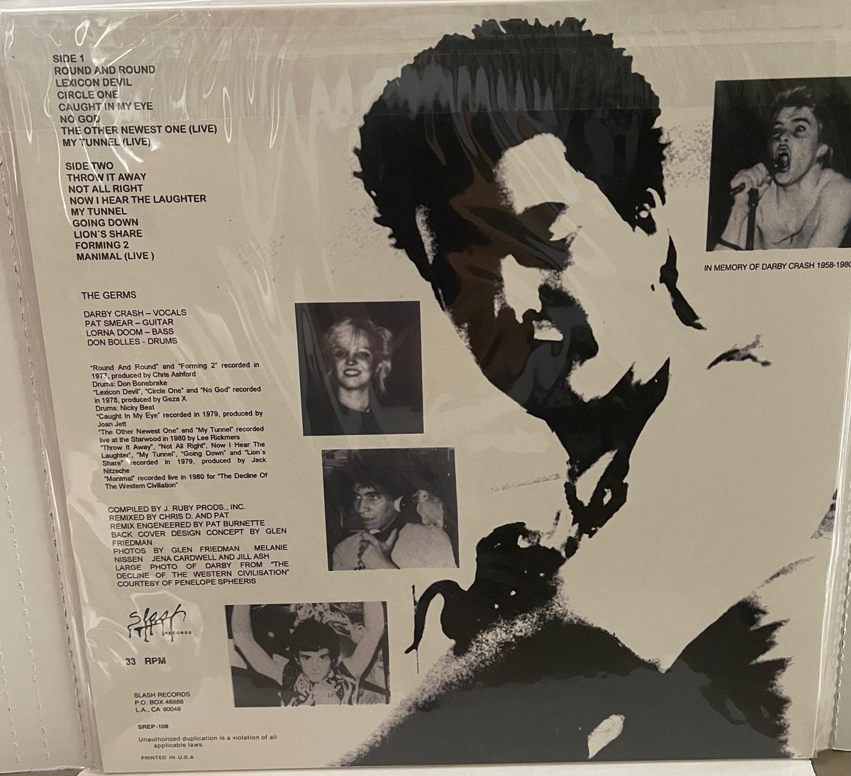 Germs – What We Do Is Secret LP Record NEW VINYL – GarageRock Records