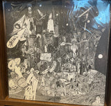 RUDIMENTARY PENI " Death Church" LP w/ foldout poster sleeve BLACK LP record
