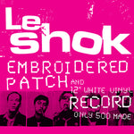 Le SHOK "We Are Electrocution" WHITE Vinyl// PATCH BUNDLE