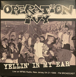 Operation Ivy – Yellin' In My Ear LP NEW/Sealed CLEAR VINYL