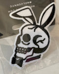 PLAY BOY SKULL embroidered patch 3"