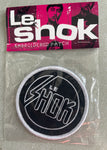 Le SHOK  "Fan Clubber" 3 inch  Iron-On Embroidered Patch