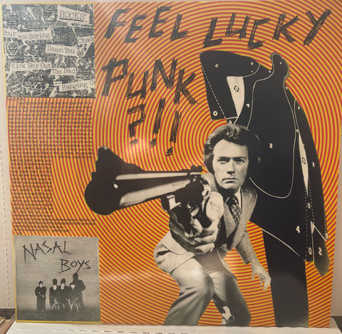 V/A ‎– Feel Lucky Punk?!! LP  (QUEERS, LEWD, VIOLATORS) RARE!!