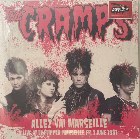 Cramps – Allez Vai Marseille LP 1/300 RED VINYL